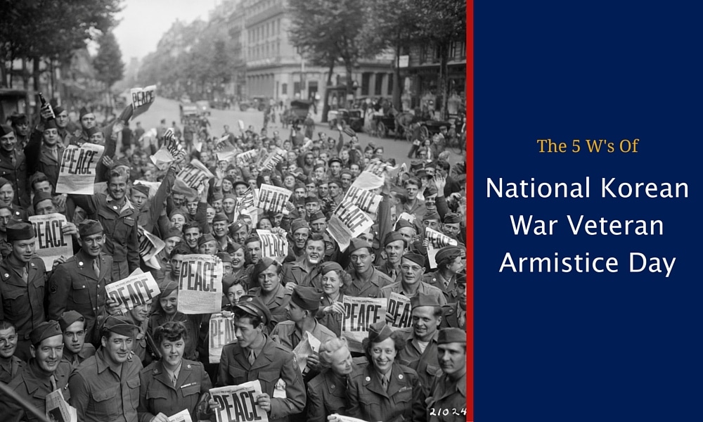 The 5w S Of National Korean War Veteran Armistice Day