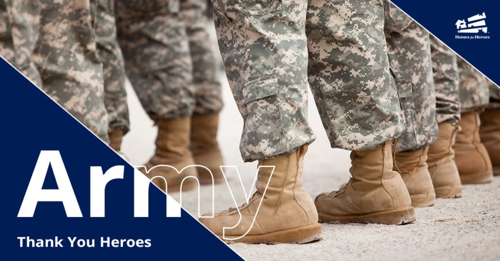 Military Appreciation Month: Thank You Army - Homes For Heroes®