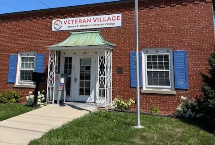 Veterans Outreach of Wisconsin veteran village 15 tiny homes building entry