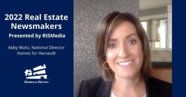 Abby Waltz Homes for Heroes National Director 2022 Real Estate Newsmaker RISMedia