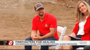 Firefighters for Healing Burn Center Groundbreaking