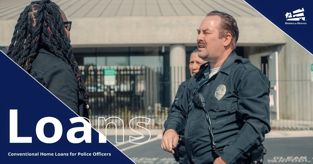 Male police officer and female partner behind him talk to male in a parking lot