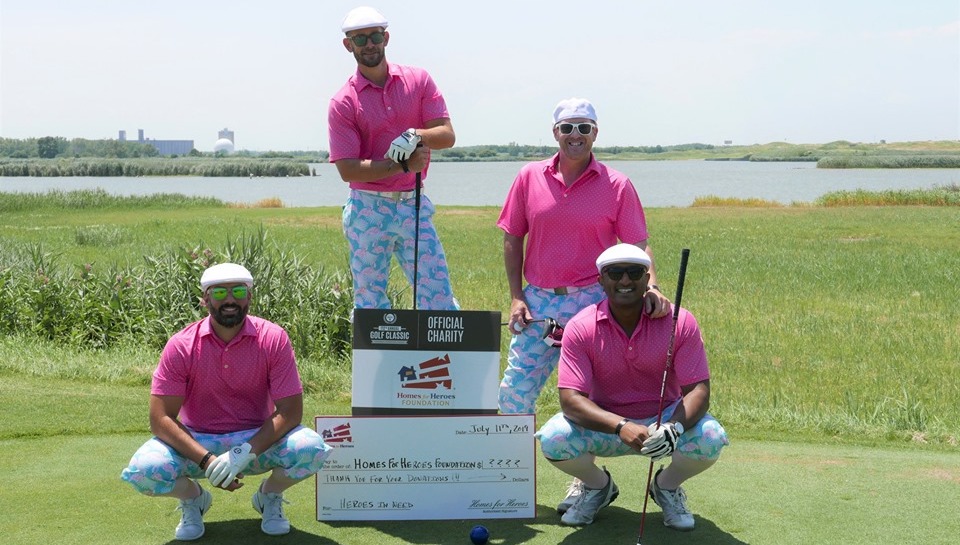 Men in Pink Chicago Realtors Association Golf Classic Charity Event