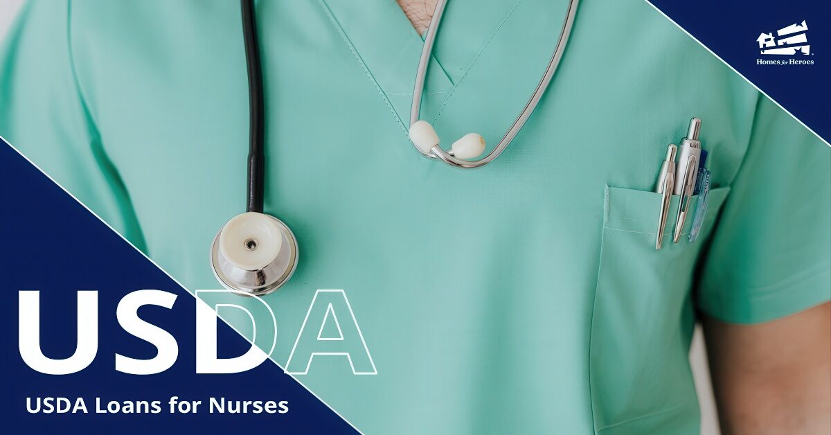 Close up of male nurse in green scrubs wearing a stethoscope around his neck