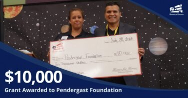 phoenix school district educators and Pendergast Foundation hold Homes for Heroes Foundation check 10000 grant to assist teachers