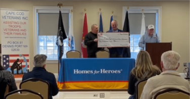 Cape Cod Veterans Receives $10,000 Community Impact Award from Homes for Heroes Foundation